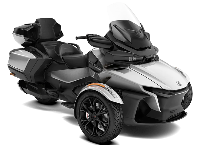 CAN-AM SPYDER RT LIMITED IN HYPER SILVER
